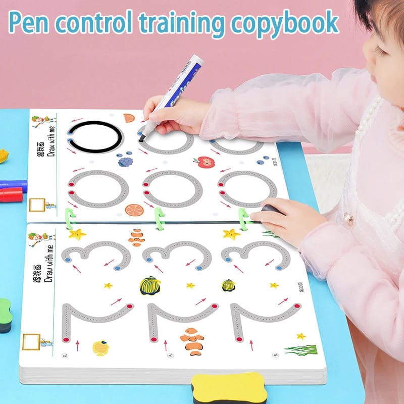 Montessori Educational Toys For Children Magic Book